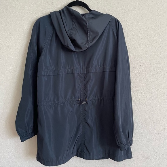 Ci Sono Striped Outerwear lightweight jacket size XL navy waist cinch winter - Picture 8 of 8